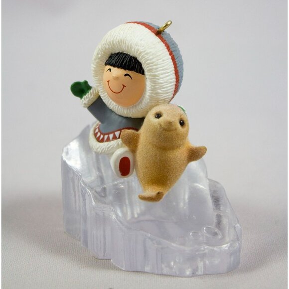Hallmark KS 1990 Ornament Frosty Friends No. 11 in Series Eskimo Seal - Picture 1 of 5